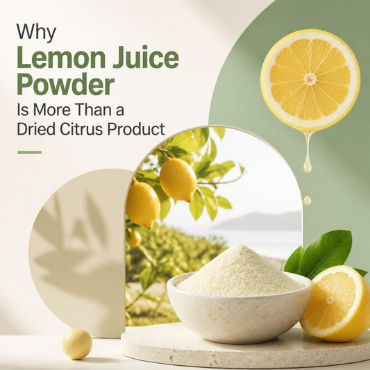 Why Lemon Juice Powder Is More Than a Dried Citrus Product