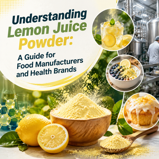Understanding Lemon Juice Powder: A Guide for Food Manufacturers and Health Brands
