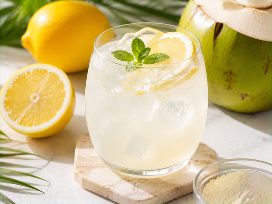 Lemon Coconut Water Drink