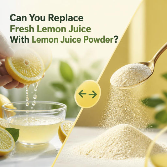 Can You Replace Fresh Lemon Juice With Lemon Juice Powder?