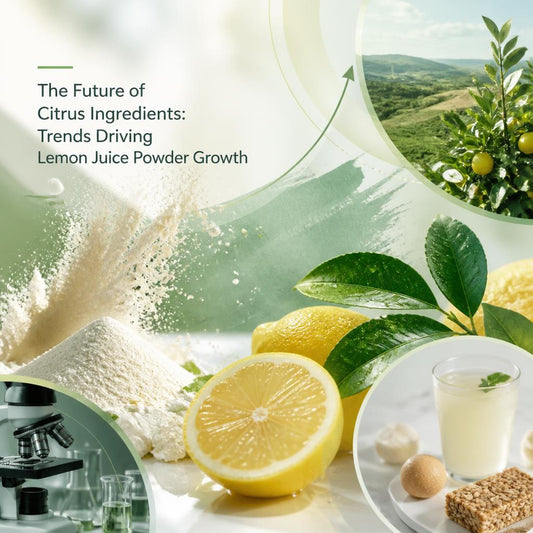 The Future of Citrus Ingredients: Trends Driving Lemon Juice Powder Growth