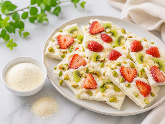 Lemon Frozen Fruit Bark