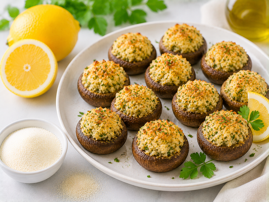 Lemon Stuffed Mushrooms