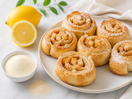 Lemon Apple Cinnamon Roll
