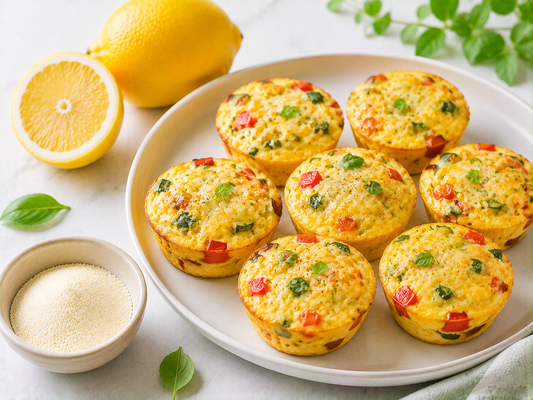 Lemon Vegetable Frittata Cups