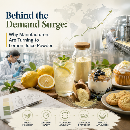 Behind the Demand Surge: Why Manufacturers Are Turning to Lemon Juice Powder