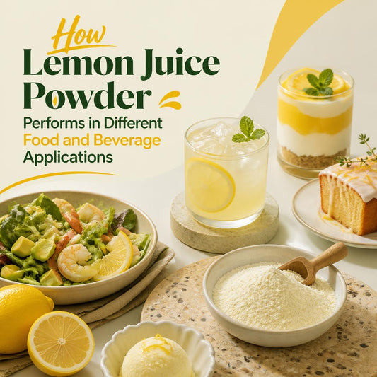 How Lemon Juice Powder Performs in Different Food and Beverage Applications