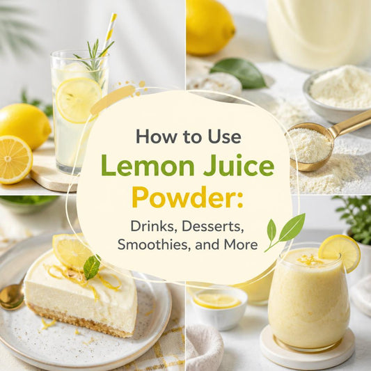 How to Use Lemon Juice Powder: Drinks, Desserts, Smoothies, and More