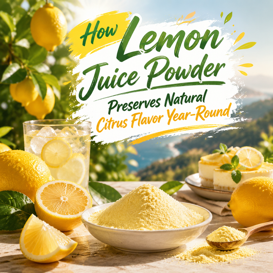 How Lemon Juice Powder Preserves Natural Citrus Flavor Year-Round
