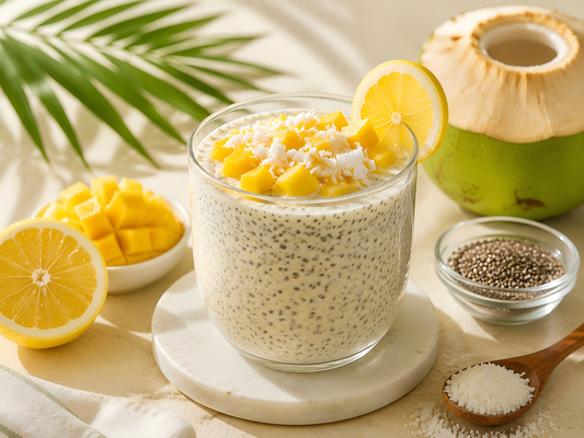 Lemon Coconut Chia Pudding